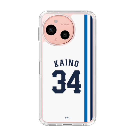 スリムプロテクションケース［ 埼玉西武ライオンズ- #34 KAINO - ホーム ］
