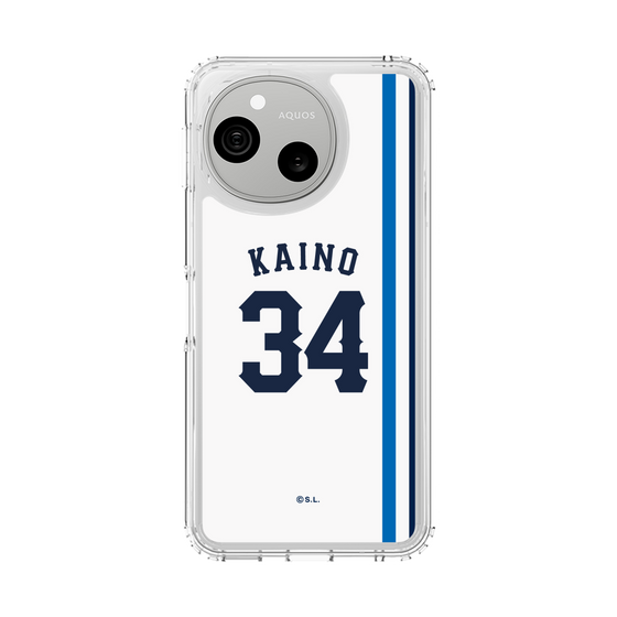 スリムプロテクションケース［ 埼玉西武ライオンズ- #34 KAINO - ホーム ］