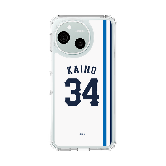 スリムプロテクションケース［ 埼玉西武ライオンズ- #34 KAINO - ホーム ］