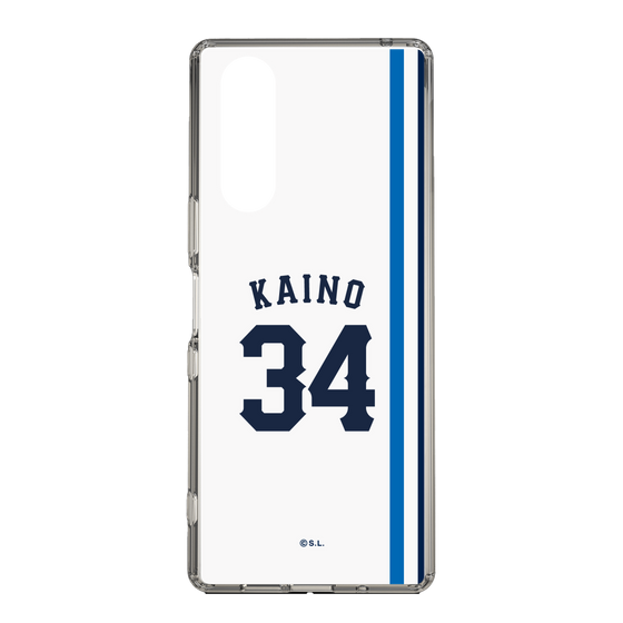 スリムプロテクションケース［ 埼玉西武ライオンズ- #34 KAINO - ホーム ］