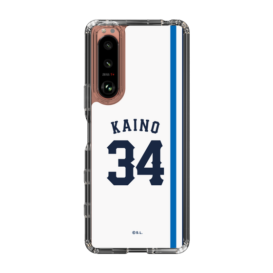 スリムプロテクションケース［ 埼玉西武ライオンズ- #34 KAINO - ホーム ］