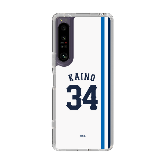 スリムプロテクションケース［ 埼玉西武ライオンズ- #34 KAINO - ホーム ］