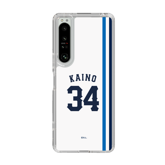 スリムプロテクションケース［ 埼玉西武ライオンズ- #34 KAINO - ホーム ］