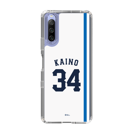 スリムプロテクションケース［ 埼玉西武ライオンズ- #34 KAINO - ホーム ］
