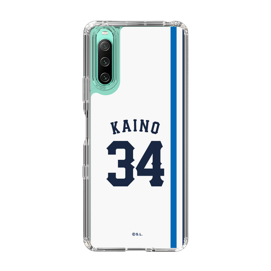 スリムプロテクションケース［ 埼玉西武ライオンズ- #34 KAINO - ホーム ］