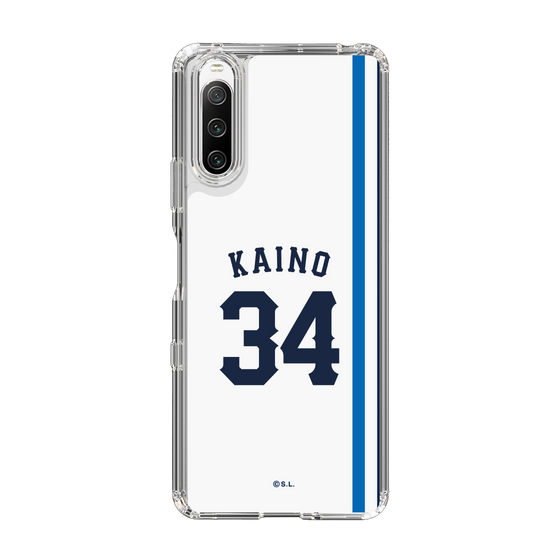 スリムプロテクションケース［ 埼玉西武ライオンズ- #34 KAINO - ホーム ］