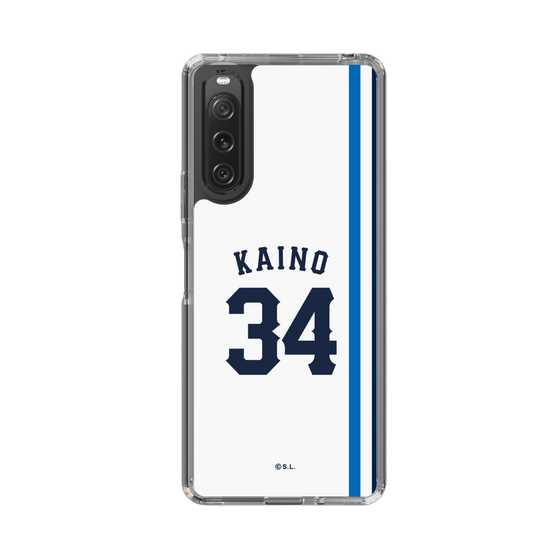 スリムプロテクションケース［ 埼玉西武ライオンズ- #34 KAINO - ホーム ］