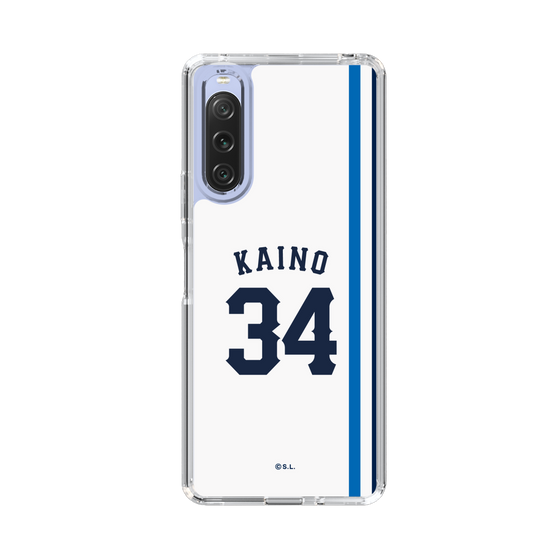 スリムプロテクションケース［ 埼玉西武ライオンズ- #34 KAINO - ホーム ］