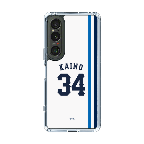 スリムプロテクションケース［ 埼玉西武ライオンズ- #34 KAINO - ホーム ］