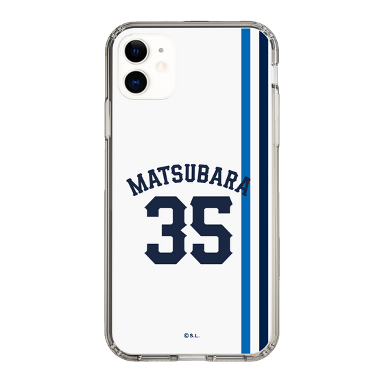 スリムプロテクションケース［ 埼玉西武ライオンズ- #35 MATSUBARA - ホーム ］