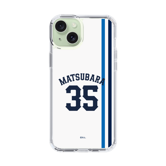 スリムプロテクションケース［ 埼玉西武ライオンズ- #35 MATSUBARA - ホーム ］