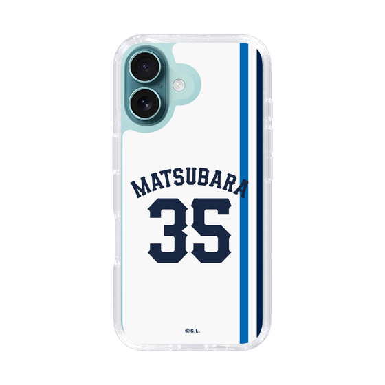 スリムプロテクションケース［ 埼玉西武ライオンズ- #35 MATSUBARA - ホーム ］