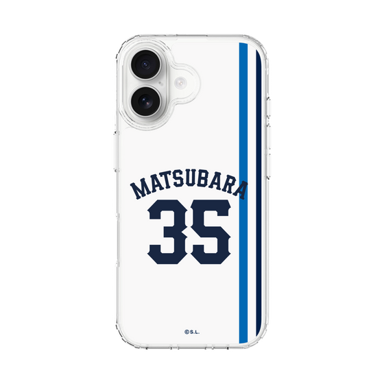 スリムプロテクションケース［ 埼玉西武ライオンズ- #35 MATSUBARA - ホーム ］