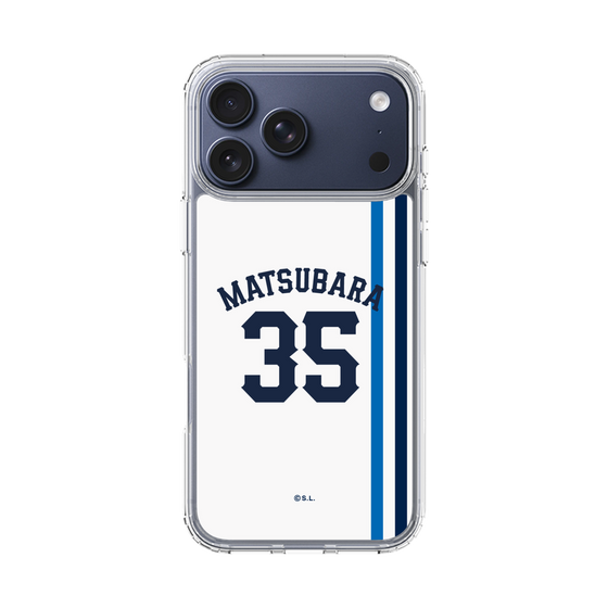 スリムプロテクションケース［ 埼玉西武ライオンズ- #35 MATSUBARA - ホーム ］