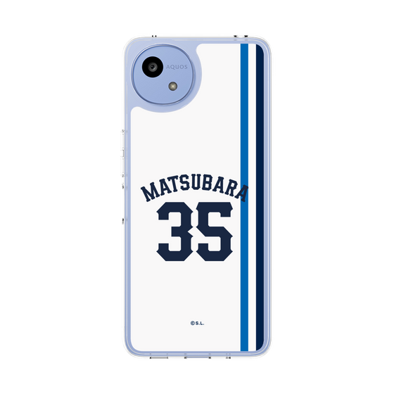 スリムプロテクションケース［ 埼玉西武ライオンズ- #35 MATSUBARA - ホーム ］