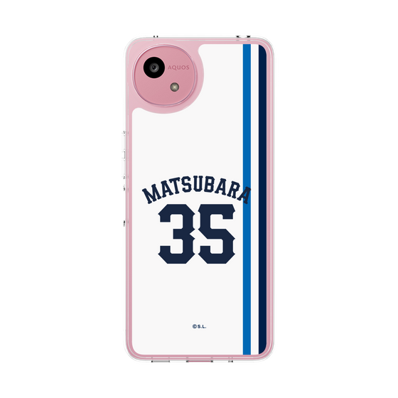 スリムプロテクションケース［ 埼玉西武ライオンズ- #35 MATSUBARA - ホーム ］