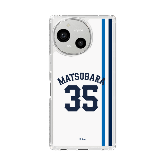 スリムプロテクションケース［ 埼玉西武ライオンズ- #35 MATSUBARA - ホーム ］