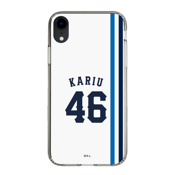 スリムプロテクションケース［ 埼玉西武ライオンズ- #46 KARIU - ホーム ］
