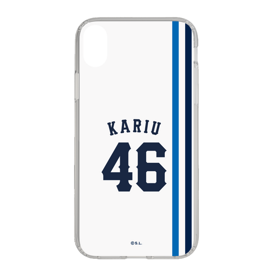 スリムプロテクションケース［ 埼玉西武ライオンズ- #46 KARIU - ホーム ］