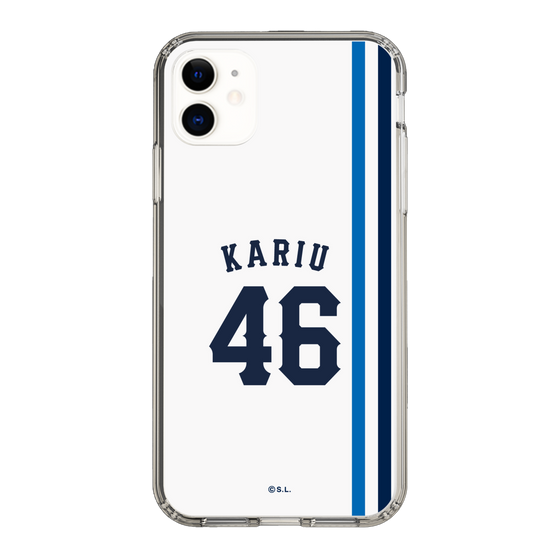 スリムプロテクションケース［ 埼玉西武ライオンズ- #46 KARIU - ホーム ］