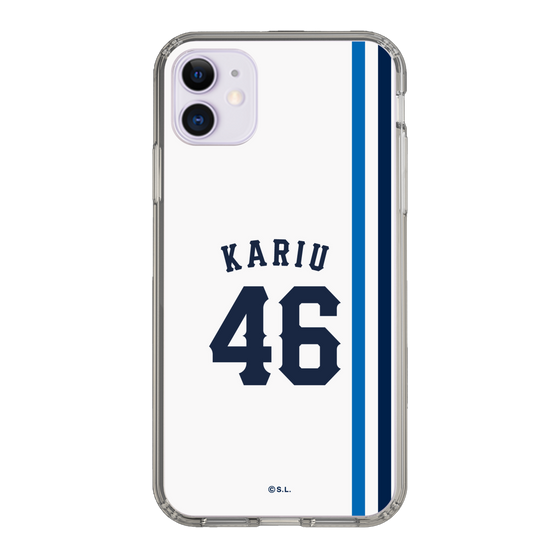 スリムプロテクションケース［ 埼玉西武ライオンズ- #46 KARIU - ホーム ］
