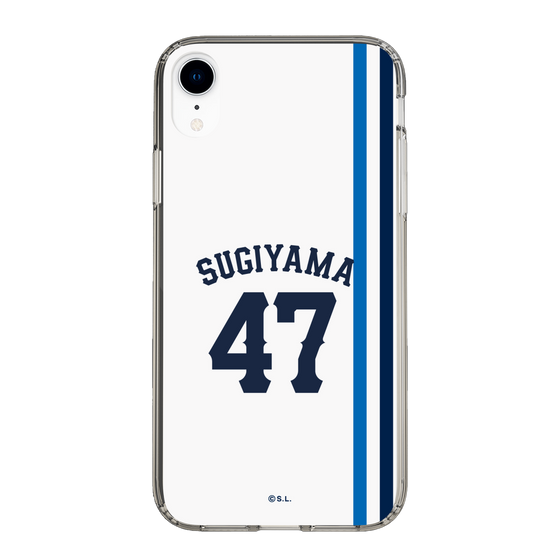 スリムプロテクションケース［ 埼玉西武ライオンズ- #47 SUGIYAMA - ホーム ］