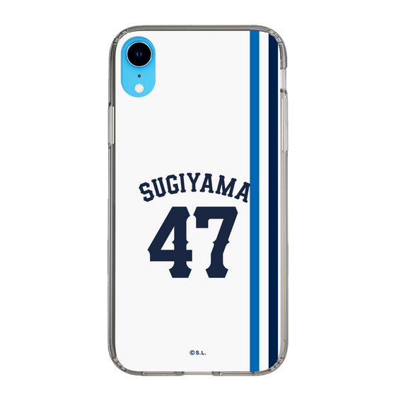 スリムプロテクションケース［ 埼玉西武ライオンズ- #47 SUGIYAMA - ホーム ］