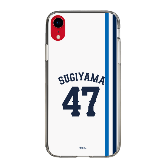 スリムプロテクションケース［ 埼玉西武ライオンズ- #47 SUGIYAMA - ホーム ］