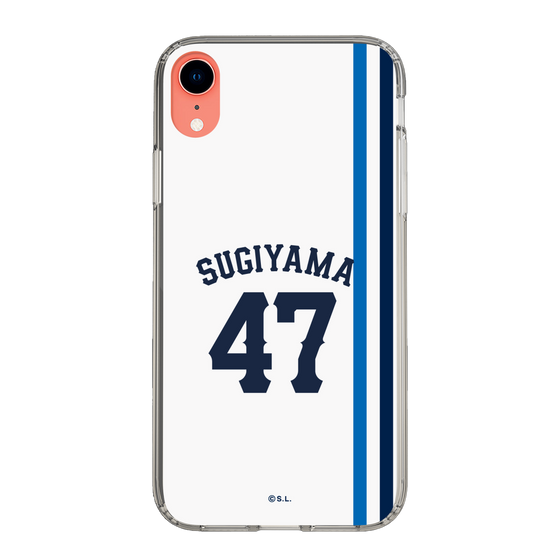 スリムプロテクションケース［ 埼玉西武ライオンズ- #47 SUGIYAMA - ホーム ］