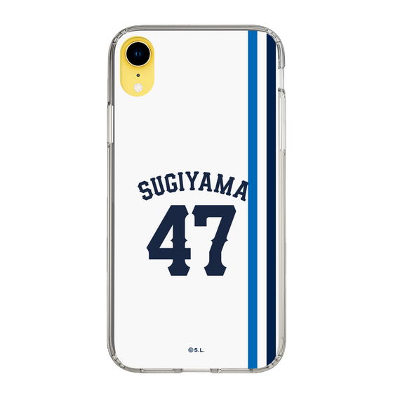 スリムプロテクションケース［ 埼玉西武ライオンズ- #47 SUGIYAMA - ホーム ］