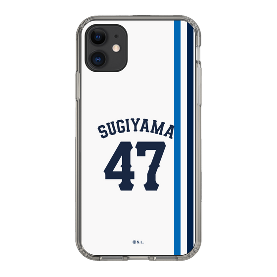 スリムプロテクションケース［ 埼玉西武ライオンズ- #47 SUGIYAMA - ホーム ］