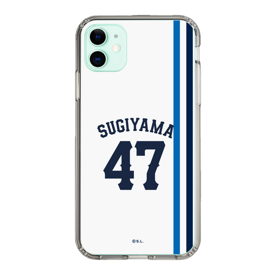 スリムプロテクションケース［ 埼玉西武ライオンズ- #47 SUGIYAMA - ホーム ］