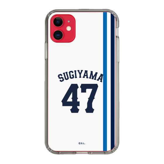 スリムプロテクションケース［ 埼玉西武ライオンズ- #47 SUGIYAMA - ホーム ］