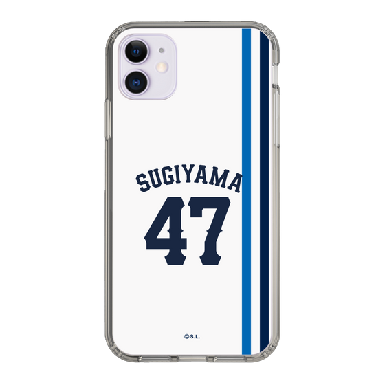 スリムプロテクションケース［ 埼玉西武ライオンズ- #47 SUGIYAMA - ホーム ］