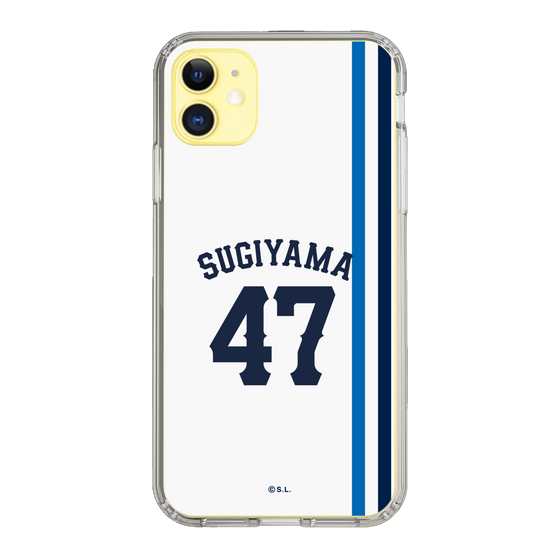 スリムプロテクションケース［ 埼玉西武ライオンズ- #47 SUGIYAMA - ホーム ］