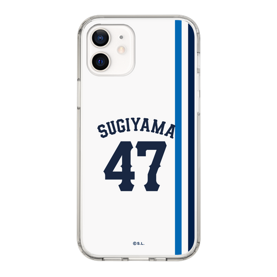 スリムプロテクションケース［ 埼玉西武ライオンズ- #47 SUGIYAMA - ホーム ］