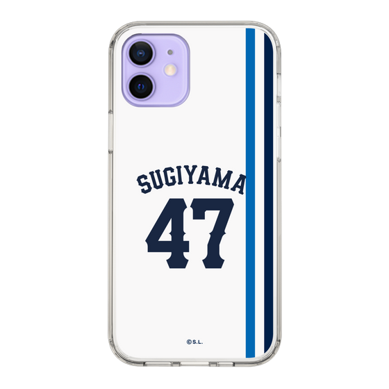 スリムプロテクションケース［ 埼玉西武ライオンズ- #47 SUGIYAMA - ホーム ］