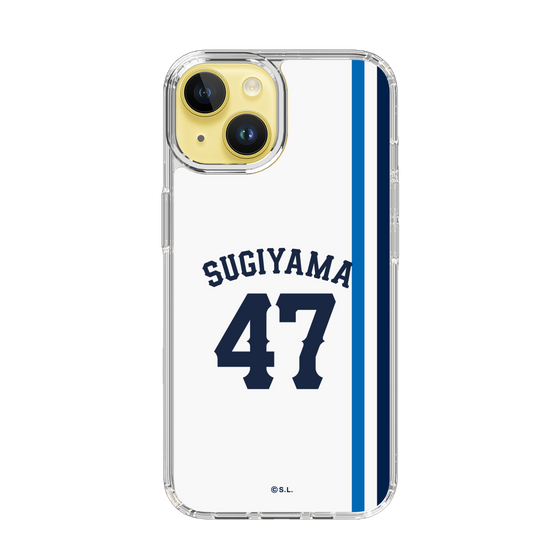 スリムプロテクションケース［ 埼玉西武ライオンズ- #47 SUGIYAMA - ホーム ］