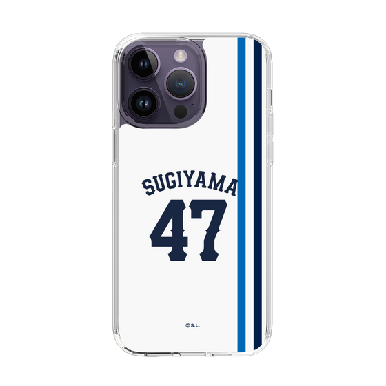 スリムプロテクションケース［ 埼玉西武ライオンズ- #47 SUGIYAMA - ホーム ］