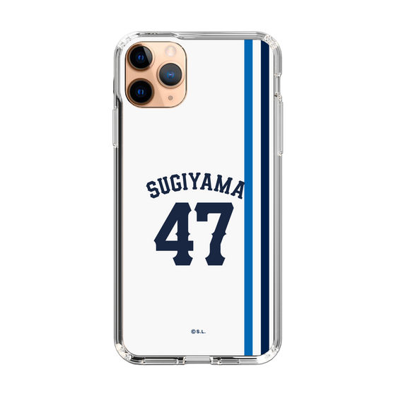 スリムプロテクションケース［ 埼玉西武ライオンズ- #47 SUGIYAMA - ホーム ］