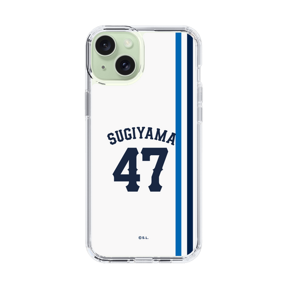 スリムプロテクションケース［ 埼玉西武ライオンズ- #47 SUGIYAMA - ホーム ］