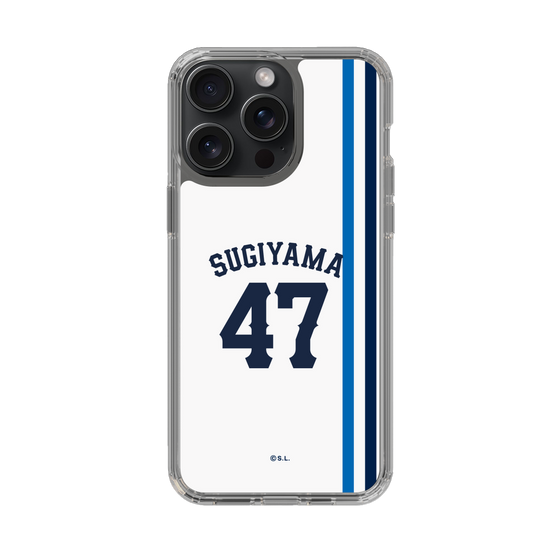 スリムプロテクションケース［ 埼玉西武ライオンズ- #47 SUGIYAMA - ホーム ］