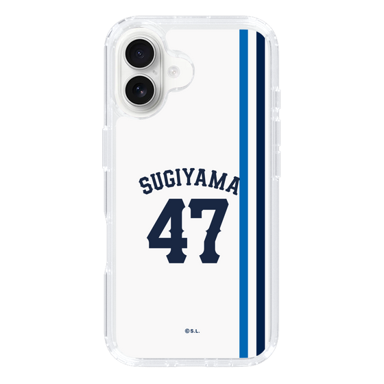 スリムプロテクションケース［ 埼玉西武ライオンズ- #47 SUGIYAMA - ホーム ］