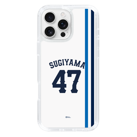 スリムプロテクションケース［ 埼玉西武ライオンズ- #47 SUGIYAMA - ホーム ］