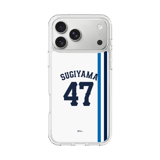 スリムプロテクションケース［ 埼玉西武ライオンズ- #47 SUGIYAMA - ホーム ］