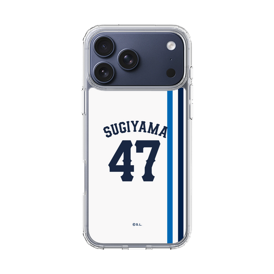 スリムプロテクションケース［ 埼玉西武ライオンズ- #47 SUGIYAMA - ホーム ］