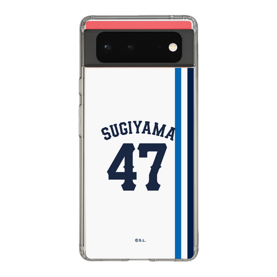 スリムプロテクションケース［ 埼玉西武ライオンズ- #47 SUGIYAMA - ホーム ］