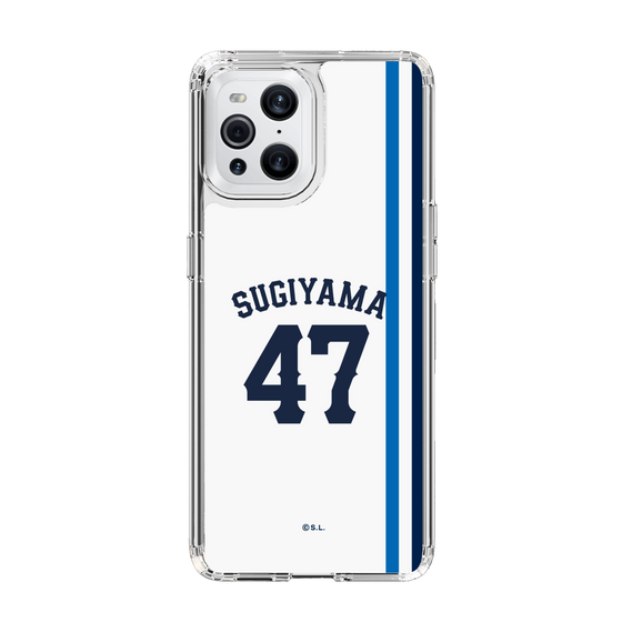 スリムプロテクションケース［ 埼玉西武ライオンズ- #47 SUGIYAMA - ホーム ］