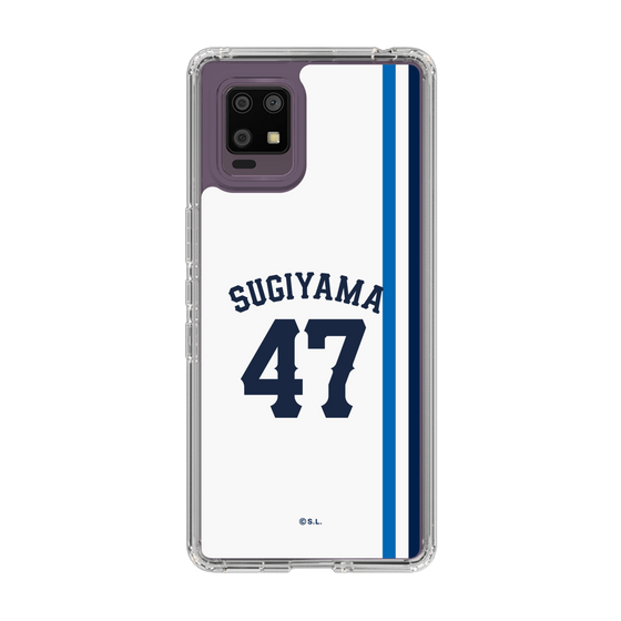 スリムプロテクションケース［ 埼玉西武ライオンズ- #47 SUGIYAMA - ホーム ］