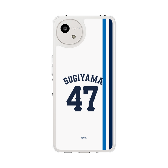 スリムプロテクションケース［ 埼玉西武ライオンズ- #47 SUGIYAMA - ホーム ］